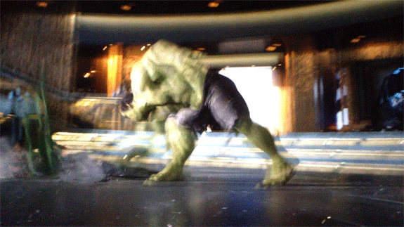 hulk vs thor avengers gif