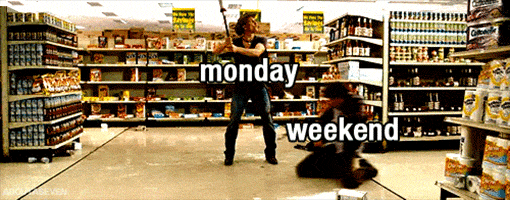 Monday hit me like