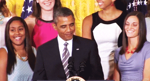 President Obama Oh no you didn't - funny finger snap | Reaction Gifs