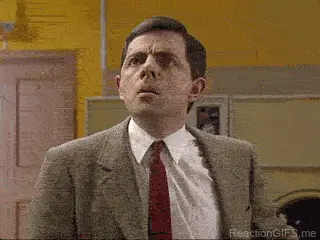 Rowan Atkinson despair yes gif