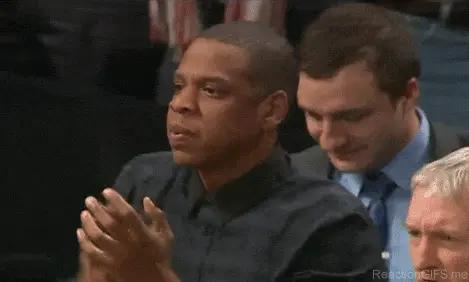 Jay Z clappling