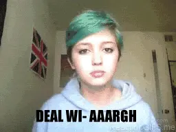 Deal with it.. Not