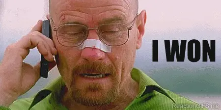 I won Walter white