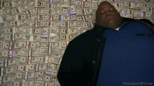 Sleeping on a bed of money ( Breaking Bad)