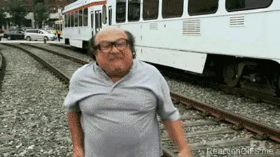 Danny De Vito angry show middle finger