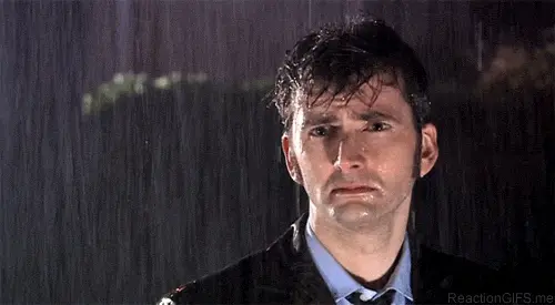 Doctor who rain and sad