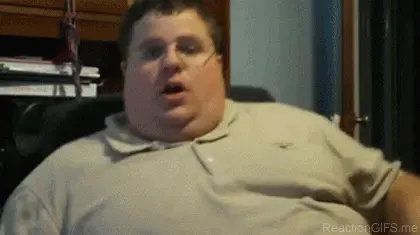 Fat guy Norm fuck you gif