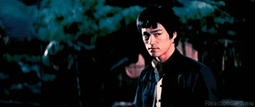 Bruce Lee ready to fight