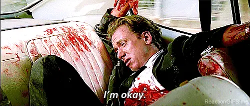 When I am fuck and I pretend I am ok