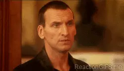 C'mon eye roll with Christopher Eccleston (Dr Who)