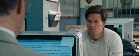 Computer smash Mark Wahlberg