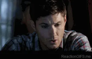 Ok, it is enought. Dean Winchester closing laptop