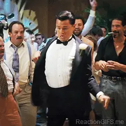 I got the moves with Leonardo DiCaprio dancing