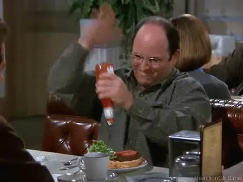 Stuck ketchup