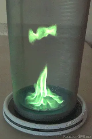 Upvote Green Fire Tornado