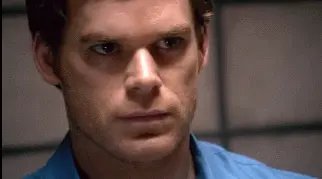When I fart in the elevator (Dexter smiling)