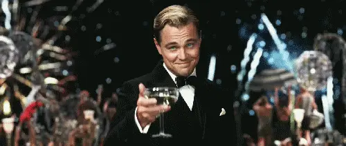 When I wingman successfully (Leonardo Dicaprio)
