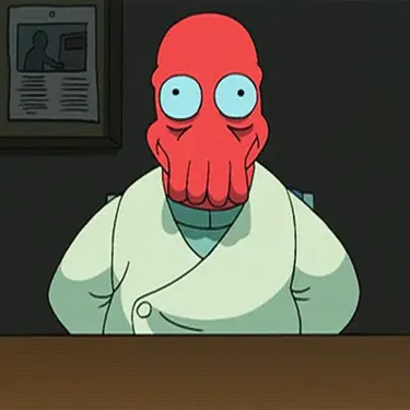 Happy waiting Dr Zoidberg Futurama