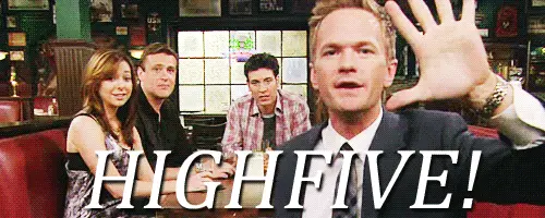 Barney Stinson high five