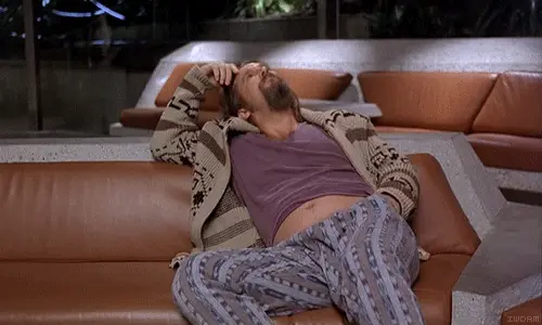 The dude is bored (Big Lebowski)
