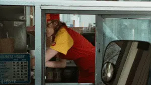 Stormtroopers ordering fast food