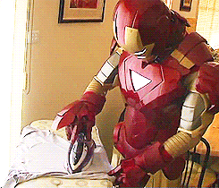 When I have to iron my own clothes… Ironing man