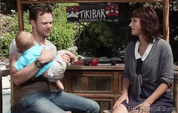How men handles a baby with poop (Joe McHale)