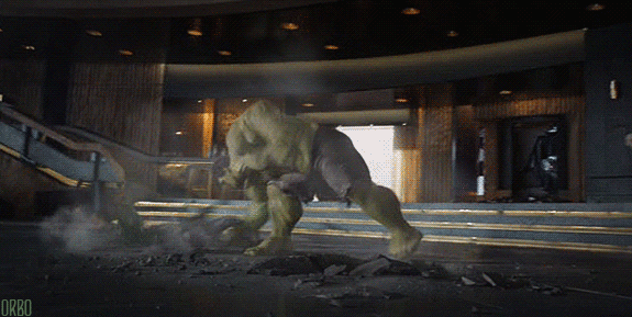 Hulk smash Loki (The Avengers) #ReactionGifs