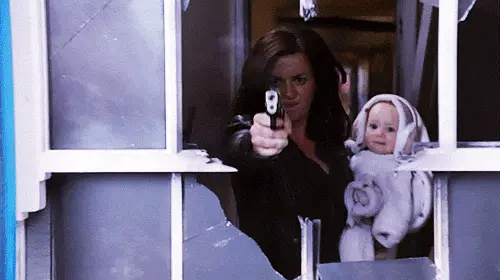 This is so fucking cool. Baby shooting scene, Torchwood Miracle Day.