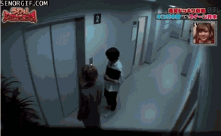 Japanese elevator prank