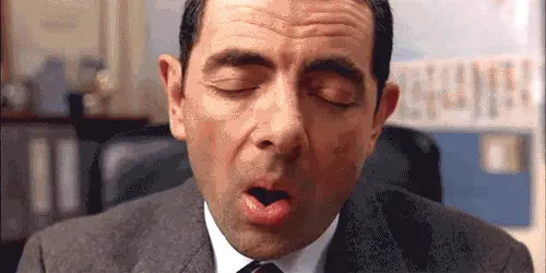 Monday mornings at work Johnny English