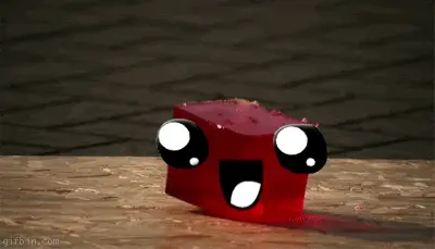 Happy Jello bouncing gif