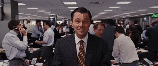 Is this legal? Absolutely not. Leonardo DiCaprio The Wolf of Wall Street.