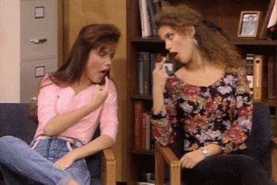 Gag Jessie Spanno and Kelly Kapowski disgusted (Saved by the bell)