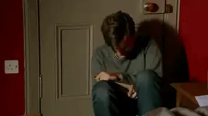 David Tennant Crying. Mondays make me cry