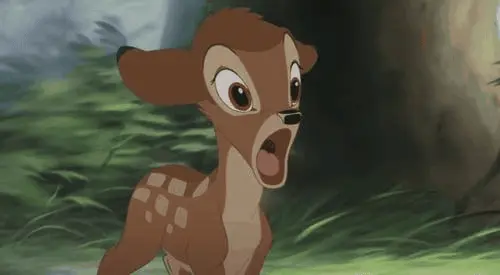 Bambi holding breath