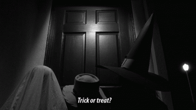 Dracula's Halloween trick or treat