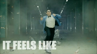 Feels like Friday! Psy dancing gangnam style