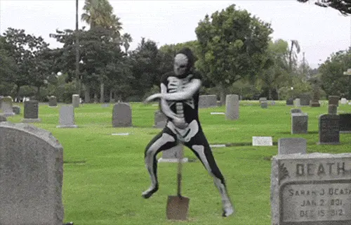 skeleton dance halloween