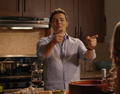 Dancing in the kitchen