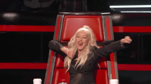 Happy Christina Aguilera