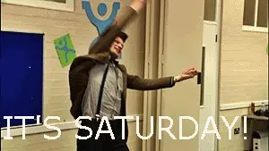 Stay happy, it's Saturday!!!