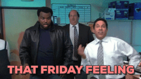 That Friday feeling at the office