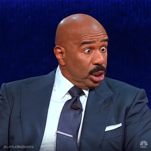 Steve Harvey cross-eyed