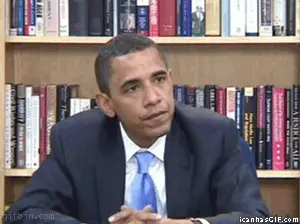 At a loss for words. (Barack Obama)