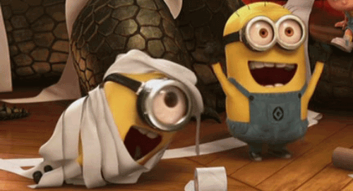 Excited Minions (Despicable Me) #ReactionGifs