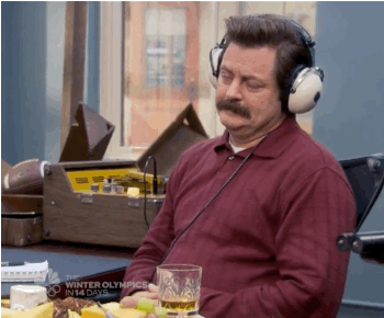 Ron Swanson Rocking Out