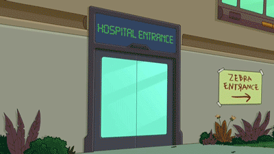 Zebra Entrance (Futurama)