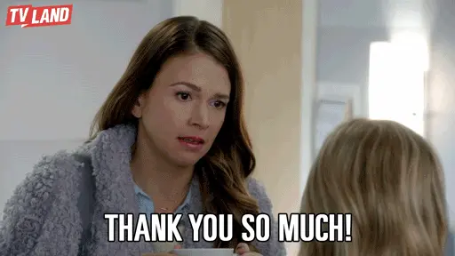 Sutton Foster Thank You