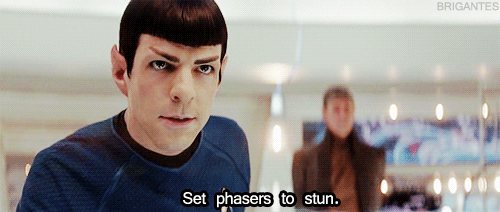 Set phasers to stun. (Star Trek)